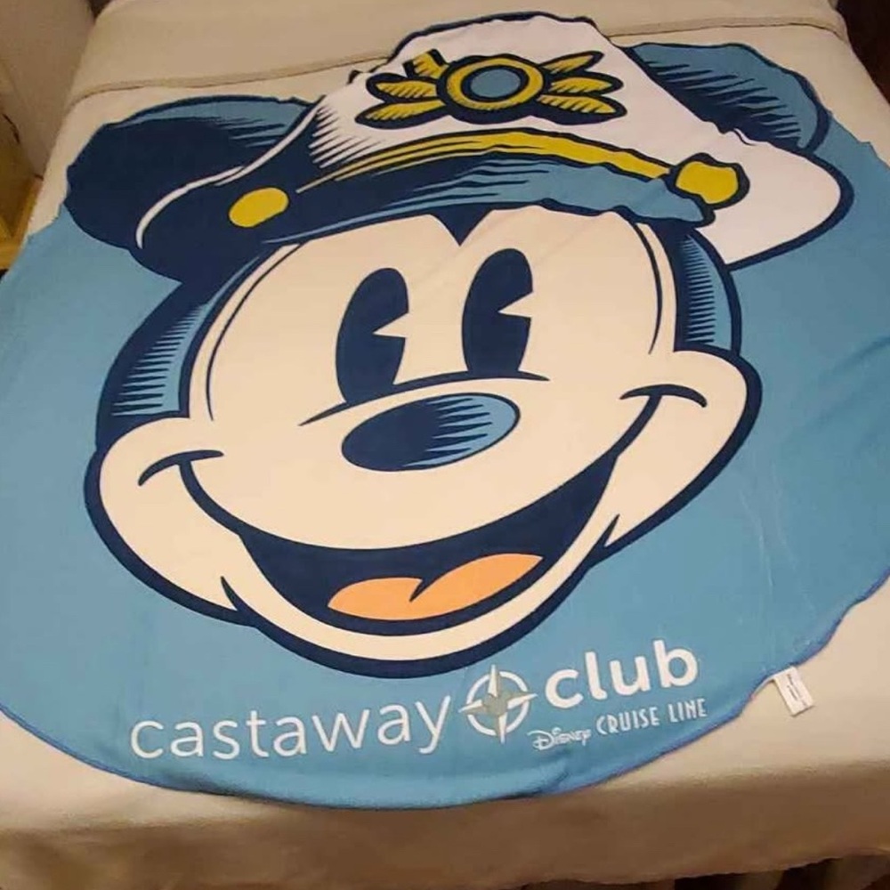 Disney cruise line beach towel